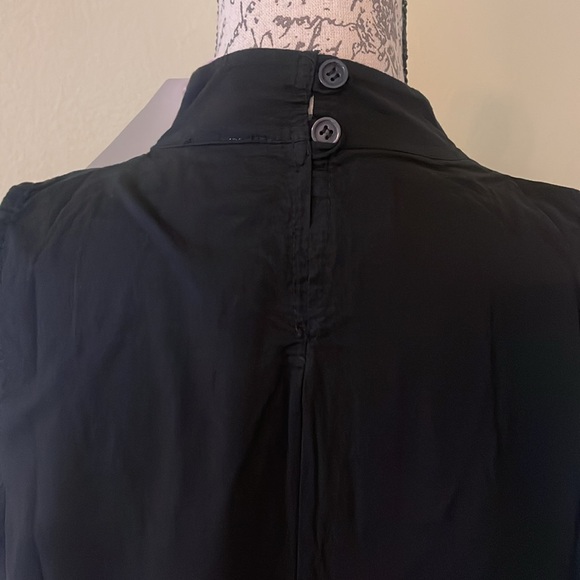 NWT Black Mock Neck Halter Cotton Dress – Size Large - Picture 3 of 4